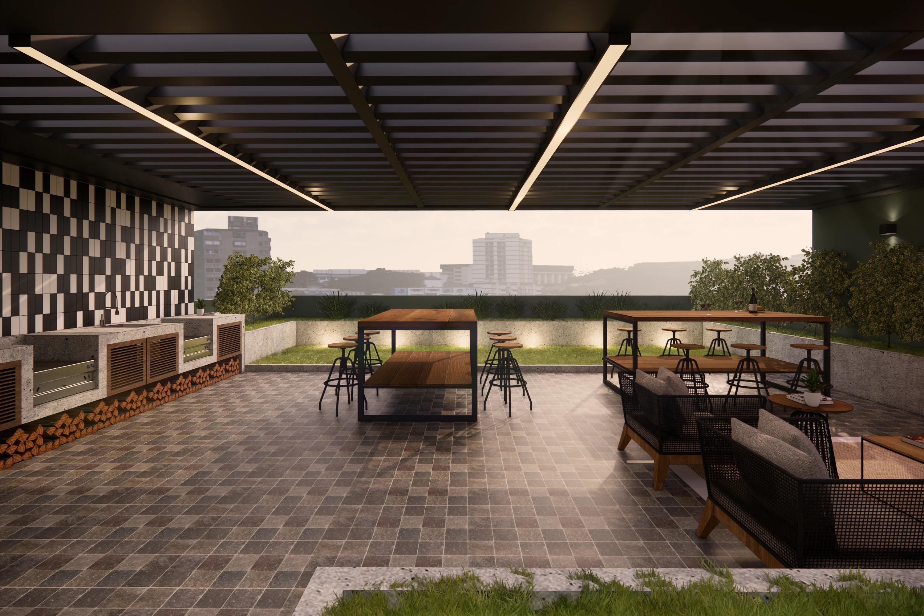 Imagen del rooftop en Libre